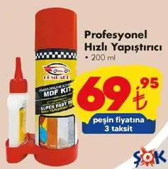 COMRADE PROFESYONEL HIZLI YAPIŞTIRICI 200 ML fiyat ve kampanya bilgisi